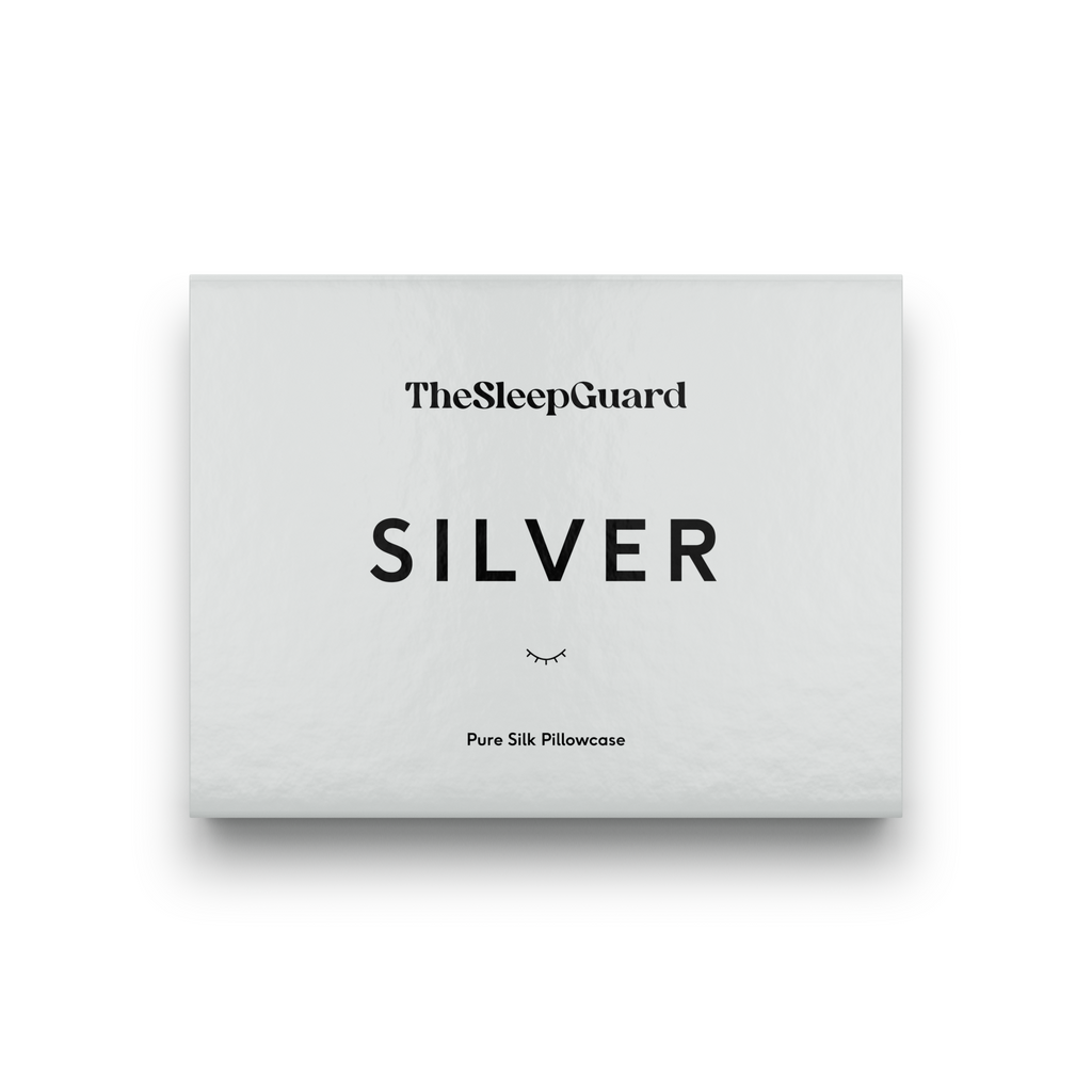 100% Mulberry Silk Pillowcase [22 Momme, 6A Grade] - Silver Grey, Standard Size